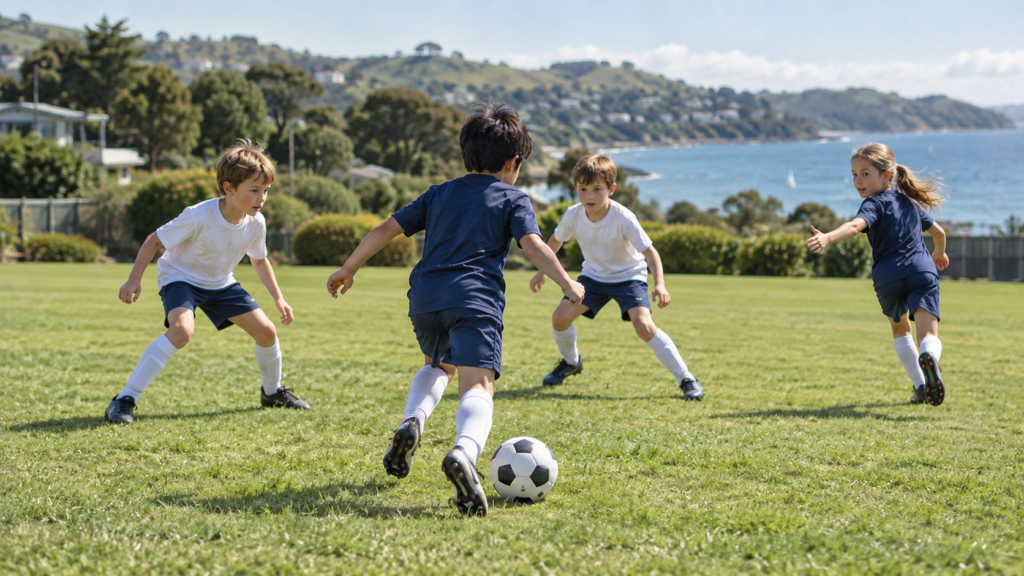 ニュージーランドの子供のサッカークラブ