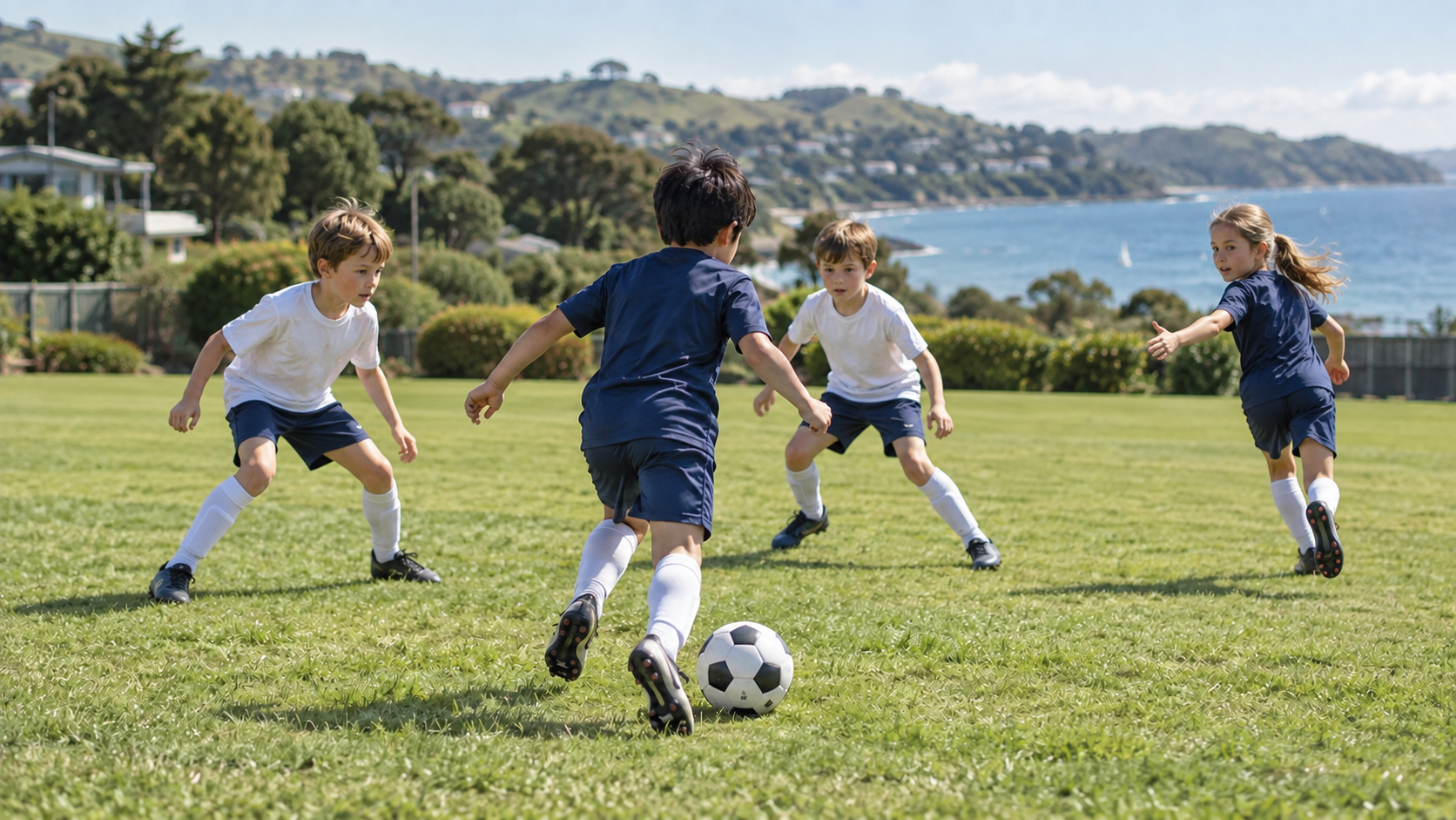 ニュージーランドの子供のサッカークラブ